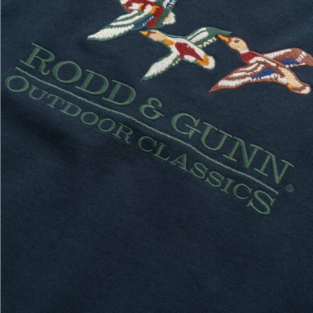 Rodd & Gunn Men's Mallard Dark Blue Crewneck Sweater Sweatshirt SZ M NWT - Picture 6 of 8